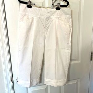 Dockers petite white pants size 8P